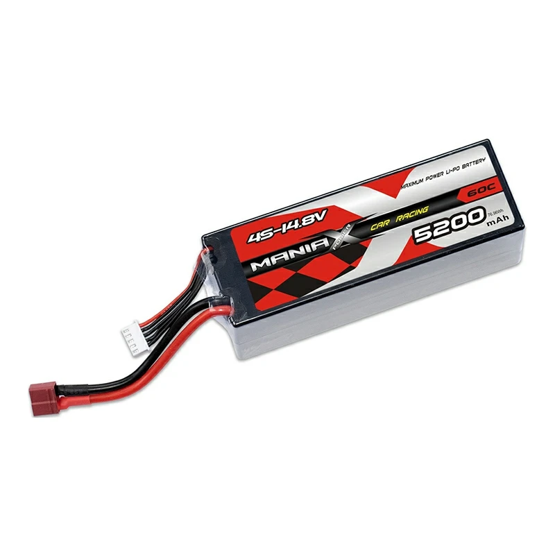 4S-14.8V 5200mAh 60C Hardcase kous batri machin